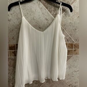 She + Sky pleated tank